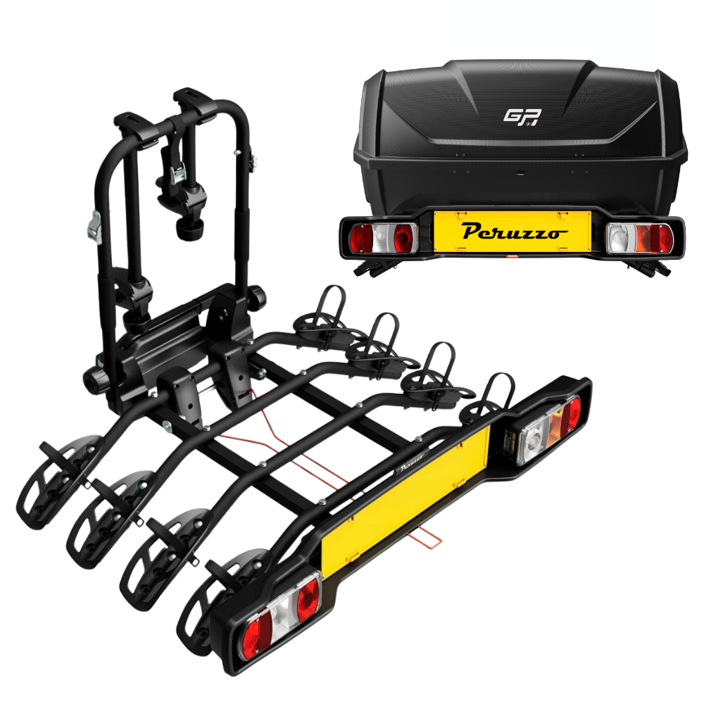 Zestaw Peruzzo Parma 4 z kufrem GP BOX 340 l na haku