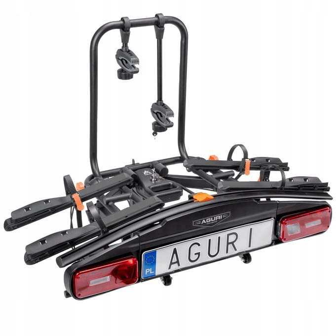 Bagażnik rowerowy na hak Aguri Active E-Bike 3 czarny