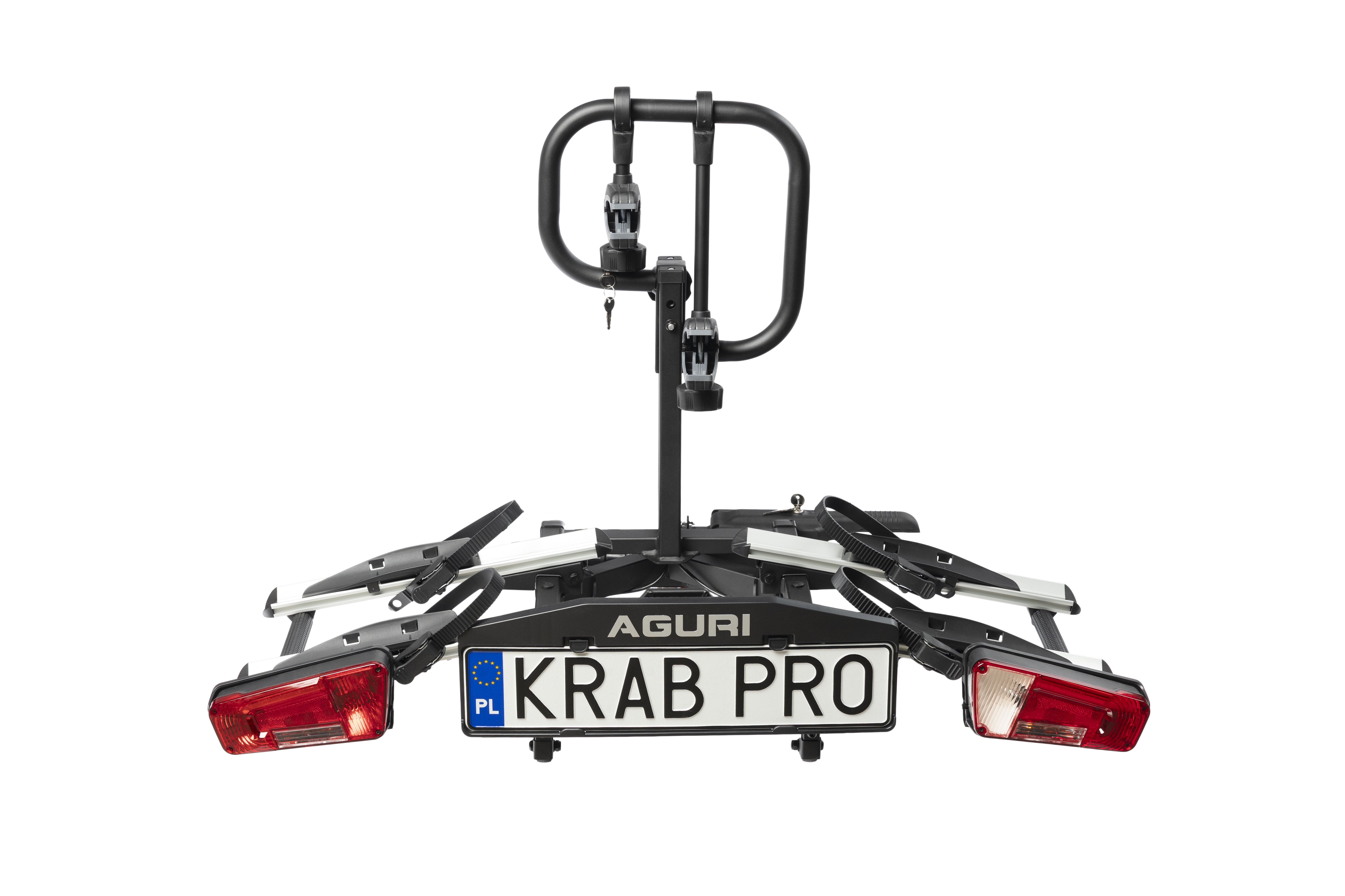 Płozy z paskami zębatymi mocującymi koła w bagażniku Aguri Active KRAB 2 PRO