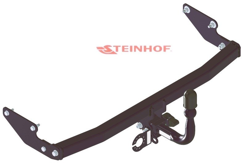 Hak holowniczy Steinhof Nissan Twingo II - 2007 - 2011 kula wypinana półautomatycznie W12