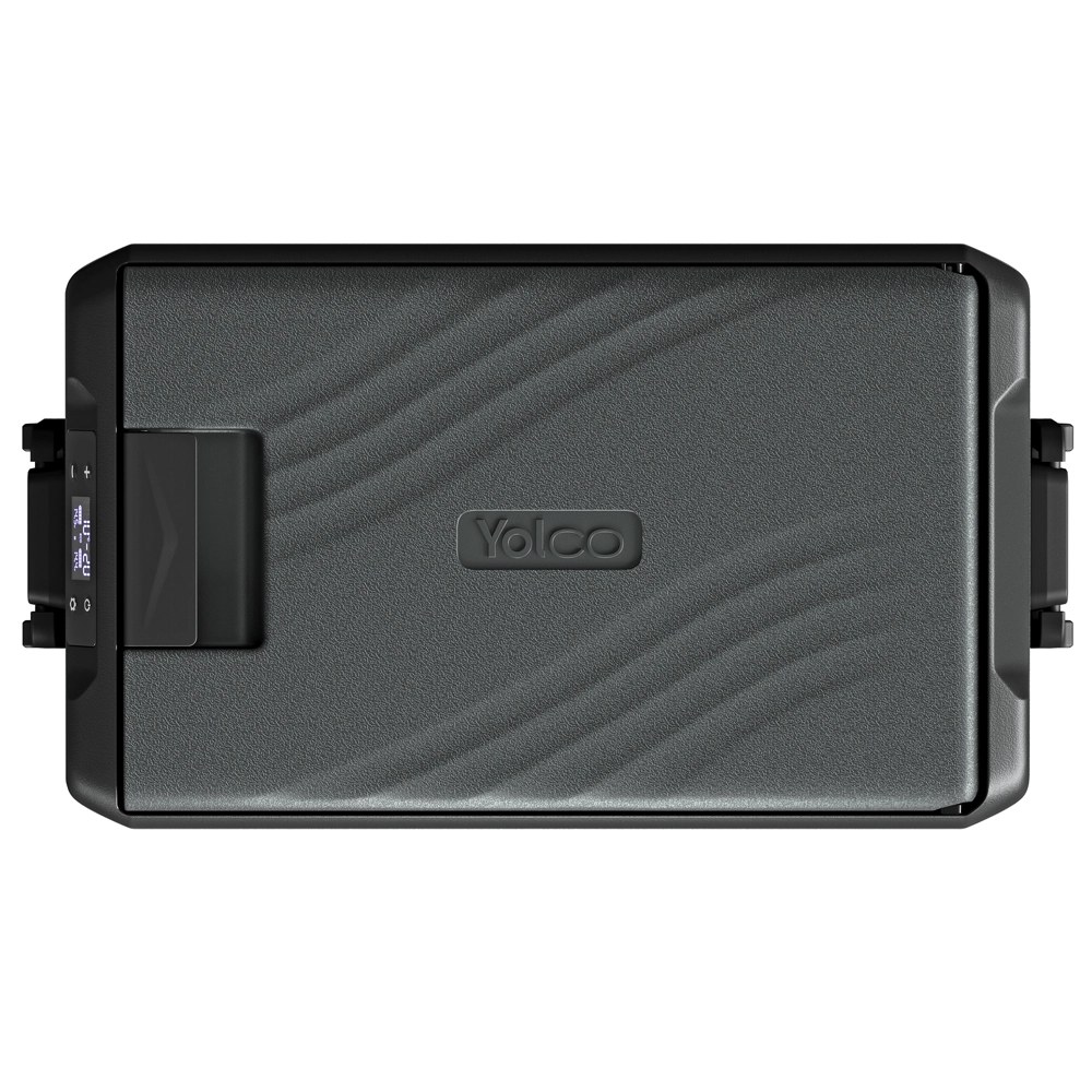 Wnętrze lodówki Yolco KX30 – dwie komory Dual Zone z koszami
