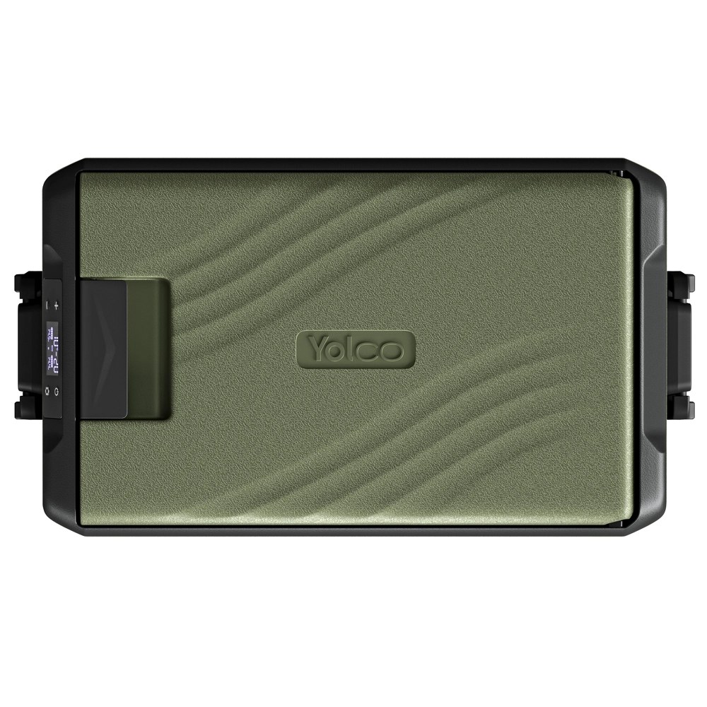 Wnętrze lodówki Yolco KX30 – dwie komory Dual Zone z koszami
