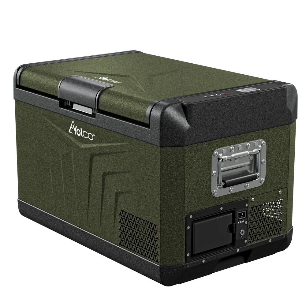 Yolco GCX37 Green - komora baterii modułowej z boku obudowy
