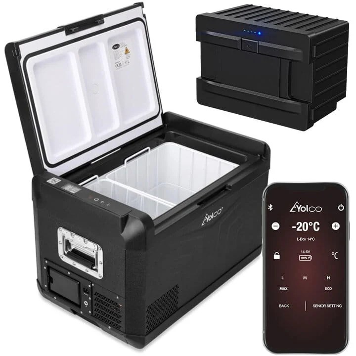 Lodówka samochodowa z kompresorem Yolco GCX37 Black 37 l