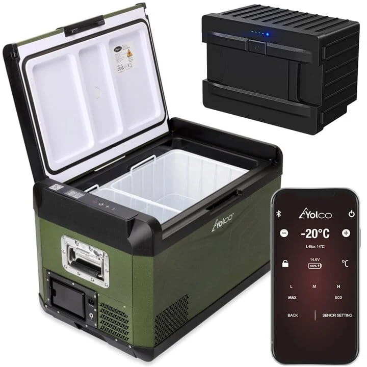 Lodówka samochodowa z kompresorem Yolco GCX37 Green 37 l