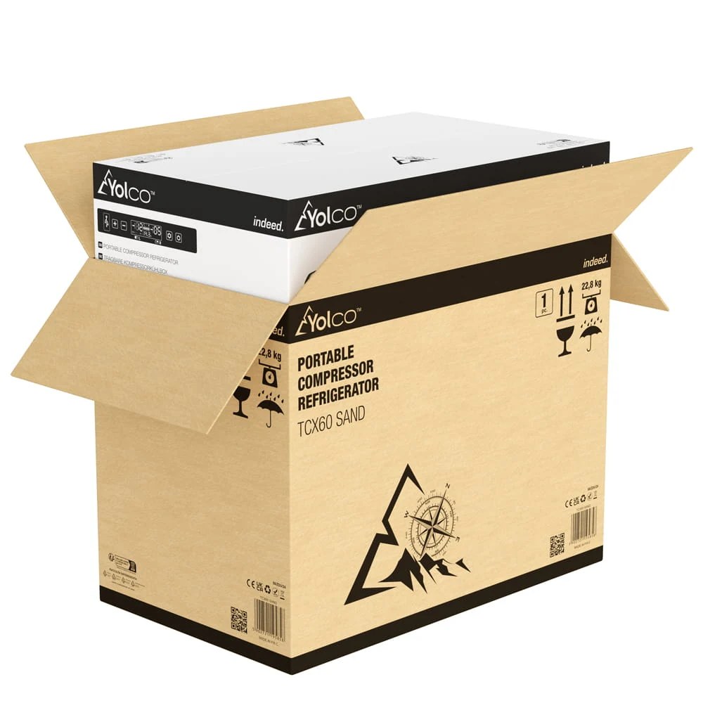 Lodówka Yolco TCX50 Sand z modułem baterii Yolco