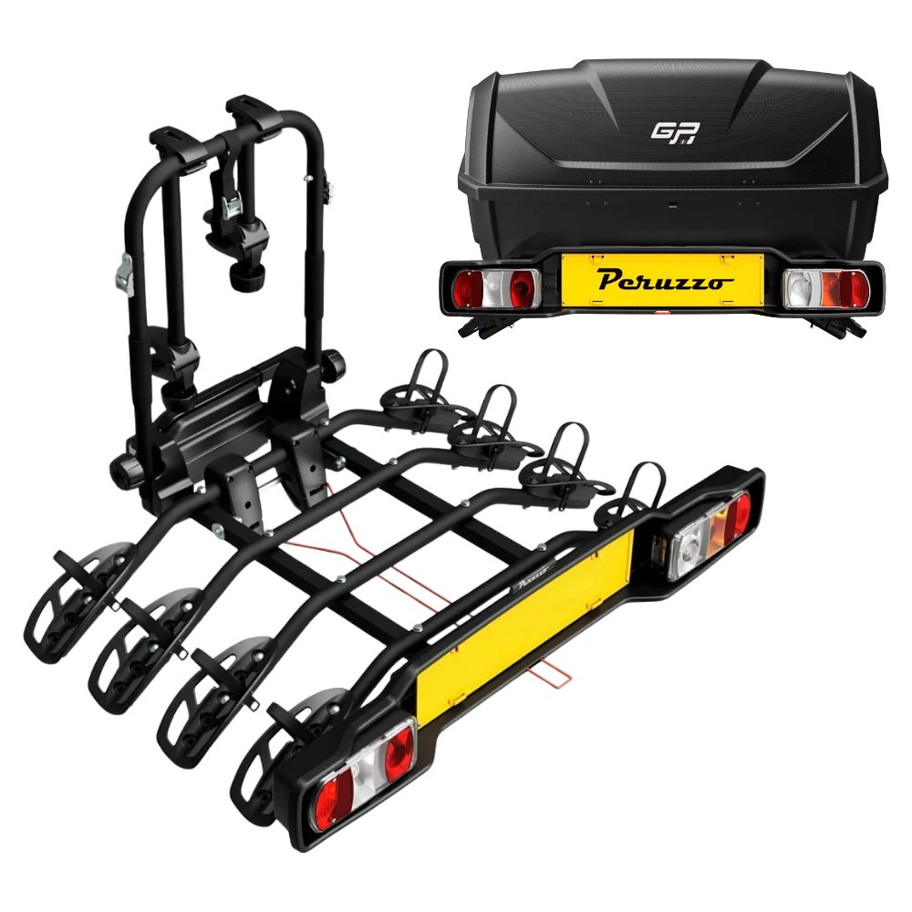 Zestaw Peruzzo Parma 4 z kufrem GP BOX 340 l na haku