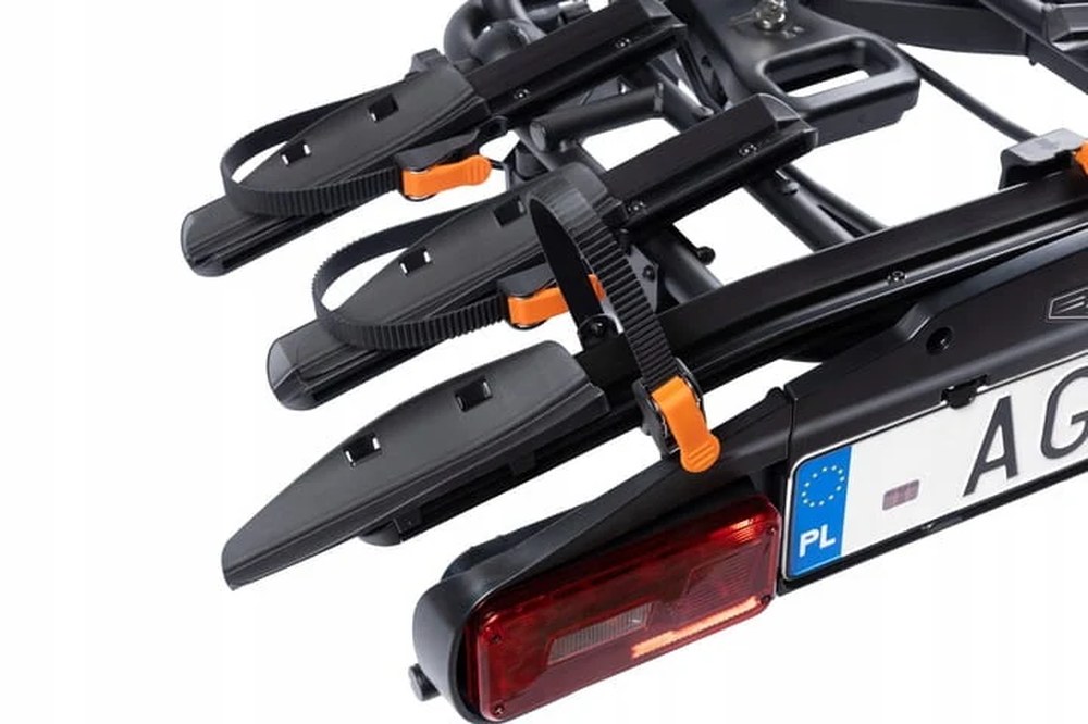 Paski zębate mocujące koła w bagażniku Aguri Active Bike PRO 4