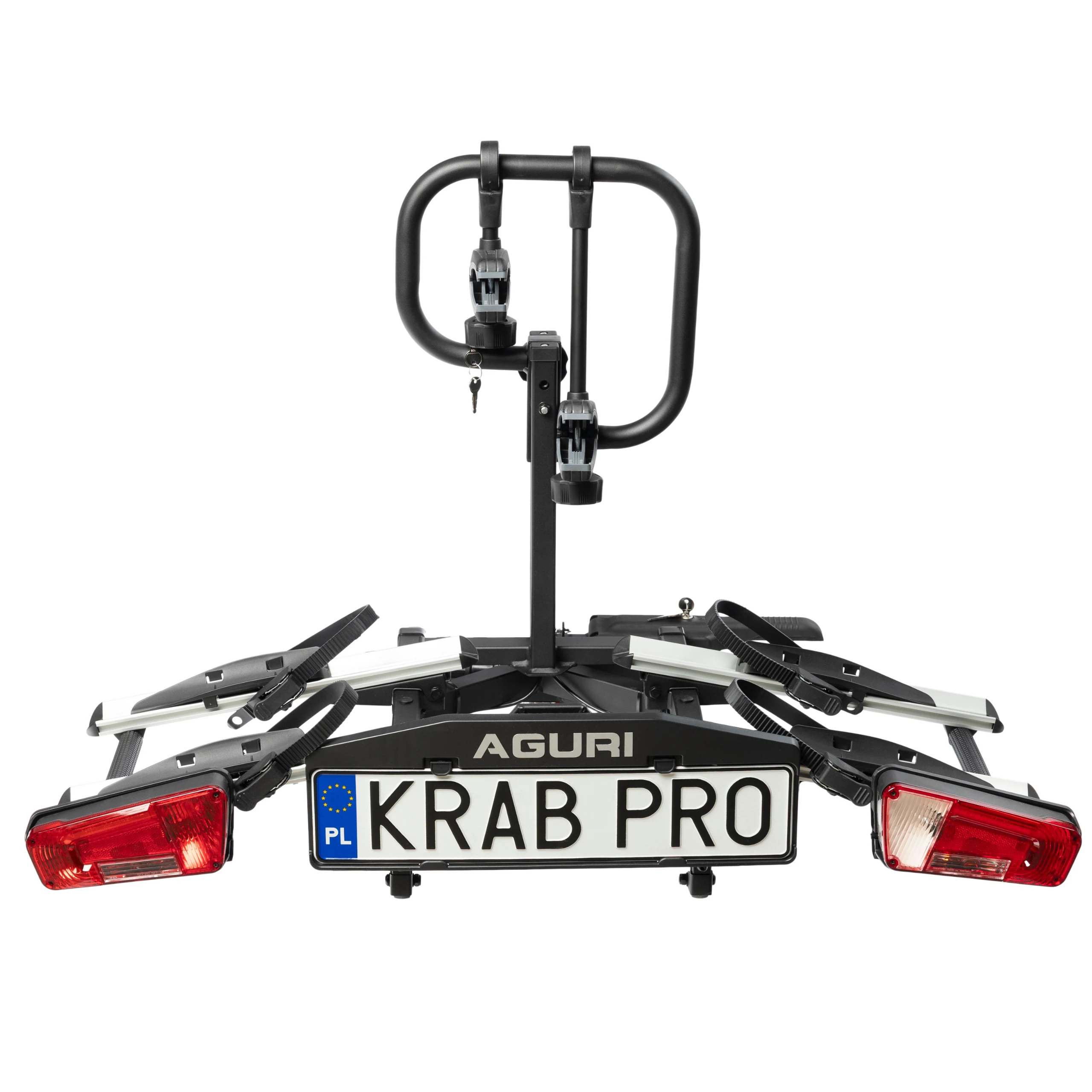 Bagażnik rowerowy na hak Aguri KRAB 2 PRO do rowerów elektrycznych