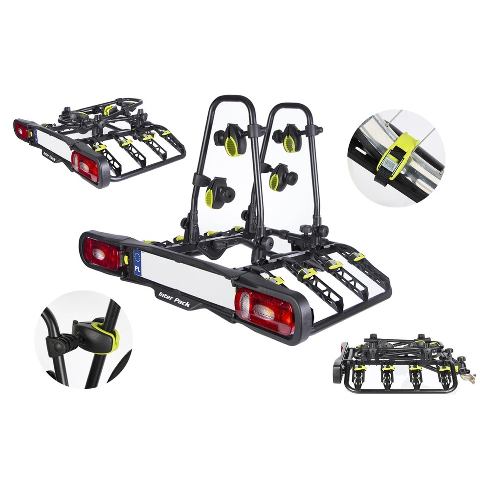 Mechanizm Conical System i detale mocowania bagażnika Inter Pack Quattro