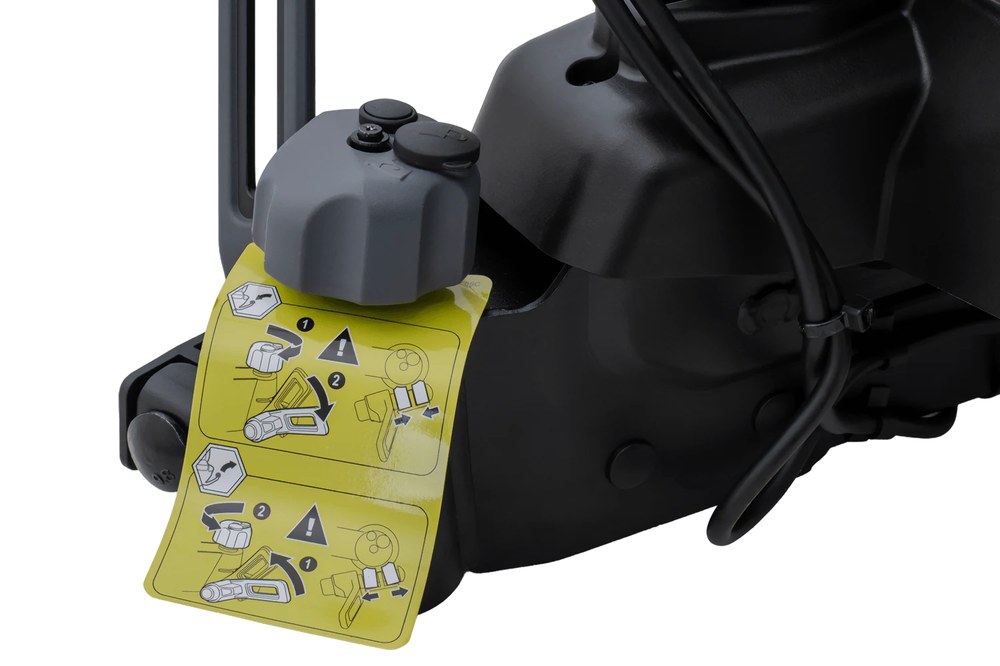 Mechanizm mocowania Conical System na kuli haka — Inter Pack Spider 3 Lite