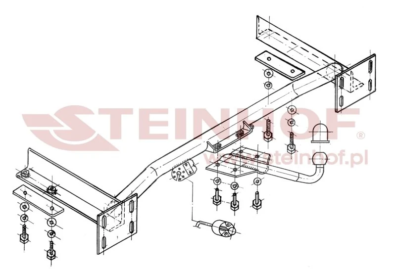 Hak holowniczy Steinhof Chrysler Voyager / Dodge Caravan