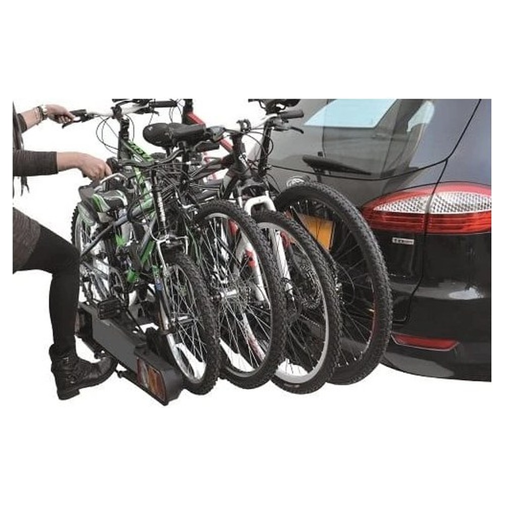 Platforma Peruzzo Pure Instinct COMO 4 z czterema rowerami na haku